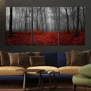 Wall Art Landscape Canvas Print Wonderful Forest with Red by MyGreatCanvas | Canvas Wall Art Prints | Photo Prints & Wall Decor