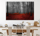 Wall Art Landscape Canvas Print Wonderful Forest with Red by MyGreatCanvas | Canvas Wall Art Prints | Photo Prints & Wall Decor