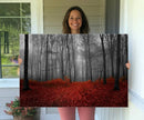 Wall Art Landscape Canvas Print Wonderful Forest with Red by MyGreatCanvas | Canvas Wall Art Prints | Photo Prints & Wall Decor
