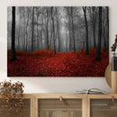 Wall Art Landscape Canvas Print Wonderful Forest with Red by MyGreatCanvas | Canvas Wall Art Prints | Photo Prints & Wall Decor