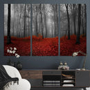 Wall Art Landscape Canvas Print Wonderful Forest with Red by MyGreatCanvas | Canvas Wall Art Prints | Photo Prints & Wall Decor