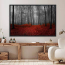 Wall Art Landscape Canvas Print Wonderful Forest with Red by MyGreatCanvas | Canvas Wall Art Prints | Photo Prints & Wall Decor