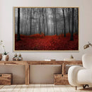 Wall Art Landscape Canvas Print Wonderful Forest with Red by MyGreatCanvas | Canvas Wall Art Prints | Photo Prints & Wall Decor