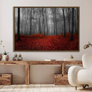 Wall Art Landscape Canvas Print Wonderful Forest with Red by MyGreatCanvas | Canvas Wall Art Prints | Photo Prints & Wall Decor