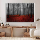 Wall Art Landscape Canvas Print Wonderful Forest with Red by MyGreatCanvas | Canvas Wall Art Prints | Photo Prints & Wall Decor