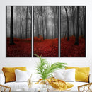 Wall Art Landscape Canvas Print Wonderful Forest with Red by MyGreatCanvas | Canvas Wall Art Prints | Photo Prints & Wall Decor