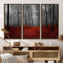 Wall Art Landscape Canvas Print Wonderful Forest with Red by MyGreatCanvas | Canvas Wall Art Prints | Photo Prints & Wall Decor