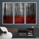 Wall Art Landscape Canvas Print Wonderful Forest with Red by MyGreatCanvas | Canvas Wall Art Prints | Photo Prints & Wall Decor