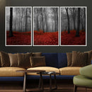 Wall Art Landscape Canvas Print Wonderful Forest with Red by MyGreatCanvas | Canvas Wall Art Prints | Photo Prints & Wall Decor