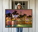 Wall Art MIAMI Canvas Print Miami Skyline with Palms by MyGreatCanvas | Canvas Wall Art Prints | Photo Prints & Wall Decor