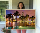 Wall Art MIAMI Canvas Print Miami Skyline with Palms by MyGreatCanvas | Canvas Wall Art Prints | Photo Prints & Wall Decor