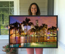 Wall Art MIAMI Canvas Print Miami Skyline with Palms by MyGreatCanvas | Canvas Wall Art Prints | Photo Prints & Wall Decor
