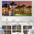 Wall Art MIAMI Canvas Print Miami Skyline with Palms by MyGreatCanvas | Canvas Wall Art Prints | Photo Prints & Wall Decor