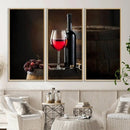 Wall Art Red Wine Bottle and Tun Canvas Print by MyGreatCanvas | Canvas Wall Art Prints | Photo Prints & Wall Decor