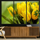 Wall Art Yellow Tulips Canvas Print by MyGreatCanvas | Canvas Wall Art Prints | Photo Prints & Wall Decor