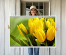 Wall Art Yellow Tulips Canvas Print by MyGreatCanvas | Canvas Wall Art Prints | Photo Prints & Wall Decor