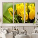 Wall Art Yellow Tulips Canvas Print by MyGreatCanvas | Canvas Wall Art Prints | Photo Prints & Wall Decor