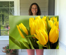 Wall Art Yellow Tulips Canvas Print by MyGreatCanvas | Canvas Wall Art Prints | Photo Prints & Wall Decor