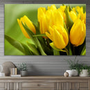 Wall Art Yellow Tulips Canvas Print by MyGreatCanvas | Canvas Wall Art Prints | Photo Prints & Wall Decor