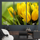 Wall Art Yellow Tulips Canvas Print by MyGreatCanvas | Canvas Wall Art Prints | Photo Prints & Wall Decor