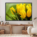 Wall Art Yellow Tulips Canvas Print by MyGreatCanvas | Canvas Wall Art Prints | Photo Prints & Wall Decor