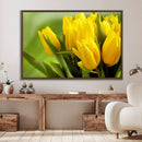 Wall Art Yellow Tulips Canvas Print by MyGreatCanvas | Canvas Wall Art Prints | Photo Prints & Wall Decor