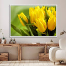 Wall Art Yellow Tulips Canvas Print by MyGreatCanvas | Canvas Wall Art Prints | Photo Prints & Wall Decor