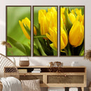 Wall Art Yellow Tulips Canvas Print by MyGreatCanvas | Canvas Wall Art Prints | Photo Prints & Wall Decor