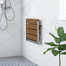 Wall-Mounted Foldable Waterproof HIPS Bathroom Bench by LJGDeals