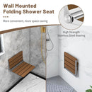 Wall-Mounted Foldable Waterproof HIPS Bathroom Bench by LJGDeals