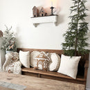 Distressed White Wood Wall Shelf by Decor Steals