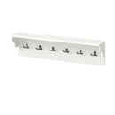Wall Hooks with Shelf 31.5inch Wooden Coat Rack with 6 Hooks for Hats Towels Purses Robes by LJGDeals