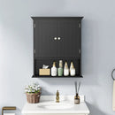 Wall Mount Bathroom Cabinet Storage Organizer with Doors and Shelves by LJGDeals