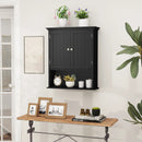 Wall Mount Bathroom Cabinet Storage Organizer with Doors and Shelves by LJGDeals
