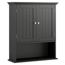 Wall Mount Bathroom Cabinet Storage Organizer with Doors and Shelves by LJGDeals