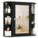 Wall-Mounted Bathroom Mirror Cabinet with Storage Shelves