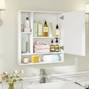 Wall Mounted Bathroom Cabinet with Mirror Single Door by LJGDeals