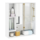Wall Mounted Bathroom Cabinet with Mirror Single Door by LJGDeals