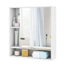 Wall Mounted Bathroom Cabinet with Mirror Single Door by LJGDeals