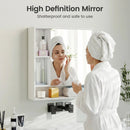 Wall Mounted Bathroom Cabinet with Mirror Single Door by LJGDeals