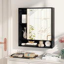 Wall Mounted Bathroom Cabinet with Mirror Single Door by LJGDeals