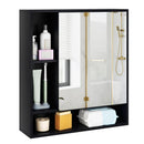 Wall Mounted Bathroom Cabinet with Mirror Single Door by LJGDeals