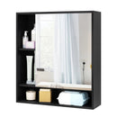 Wall Mounted Bathroom Cabinet with Mirror Single Door by LJGDeals