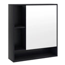 Wall Mounted Bathroom Cabinet with Mirror Single Door by LJGDeals