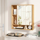 Wall Mounted Bathroom Cabinet with Mirror Single Door by LJGDeals
