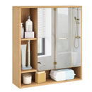 Wall Mounted Bathroom Cabinet with Mirror Single Door by LJGDeals