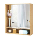 Wall Mounted Bathroom Cabinet with Mirror Single Door by LJGDeals
