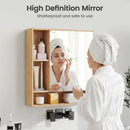 Wall Mounted Bathroom Cabinet with Mirror Single Door by LJGDeals