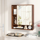 Wall Mounted Bathroom Cabinet with Mirror Single Door by LJGDeals