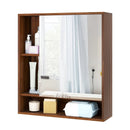 Wall Mounted Bathroom Cabinet with Mirror Single Door by LJGDeals